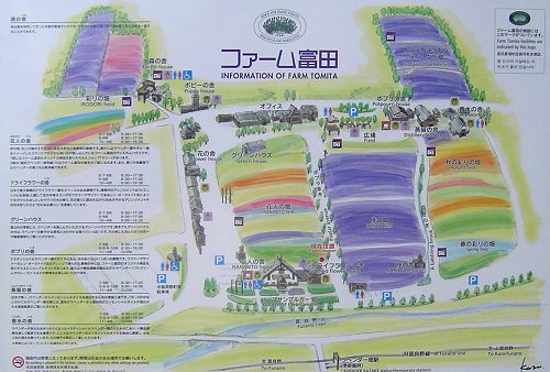 ファーム富田・案内図