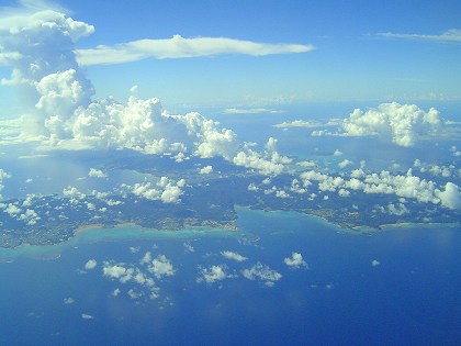 沖縄上空
