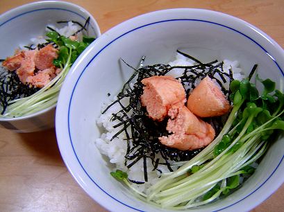 ぷっくりたらこ丼