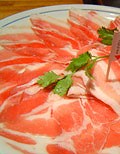 黒豚のしゃぶしゃぶ